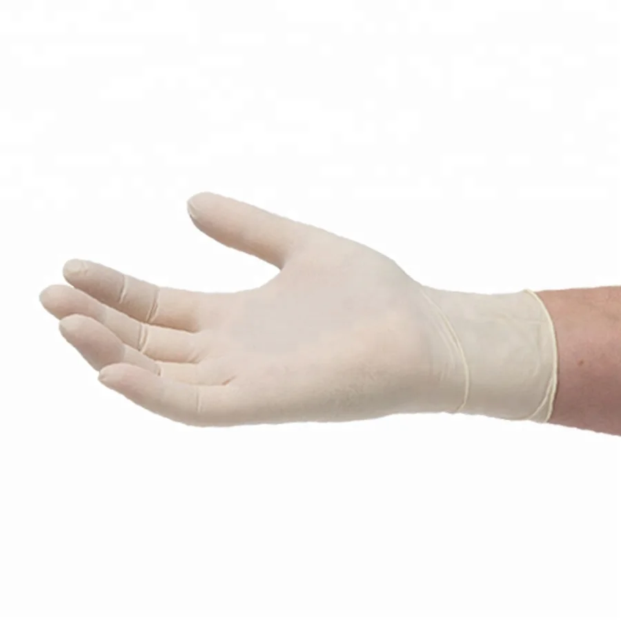 Disposable Latex Medika Gloves in Malaysia Latex Examination Gloves Wholesale Cheap Price Smooth Natural Rubber Powdered Gloves