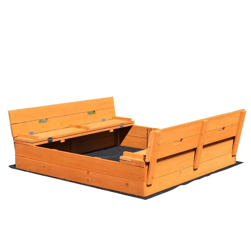 Sandbox Heavy Duty Sandbox Sand Coxes for Kids Outdoor Square Sandboxes sanpit