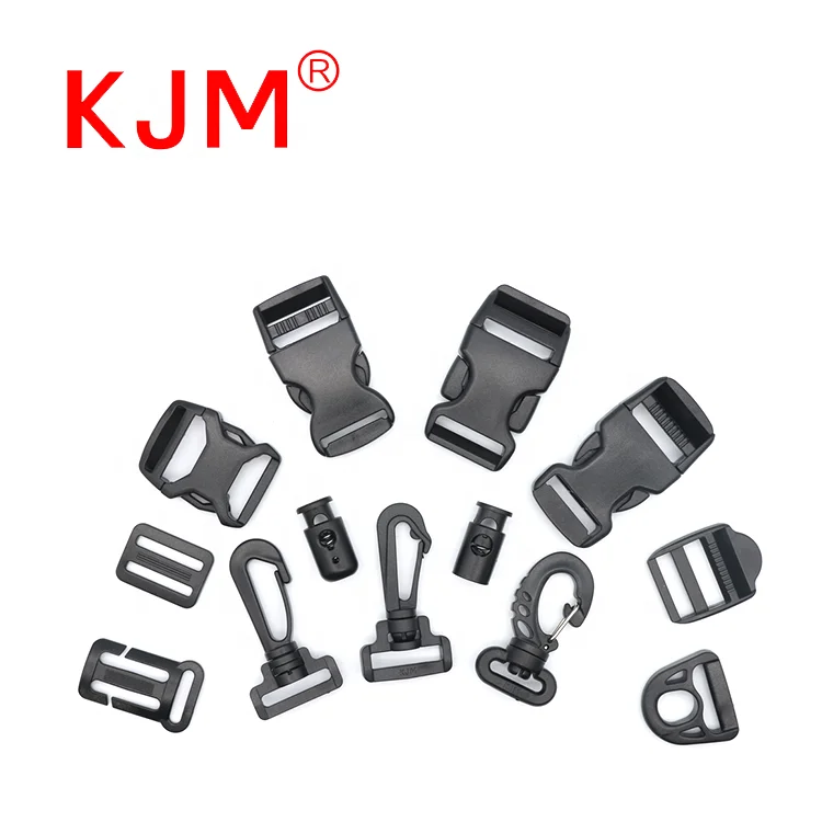 Factory Price Luggage Inside Backpack Strap Connect 1 Inch Interlocking Belt Quick Release Plastic Buckle
