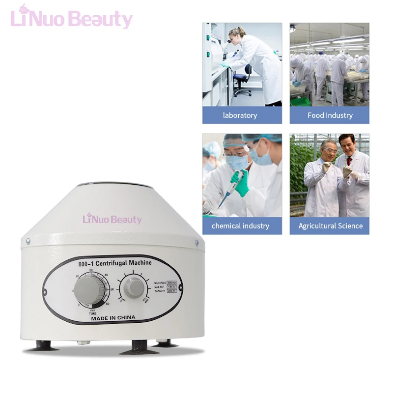 Mini Portable Prp Centrifugal Blower Fans Low Speed Blood Seperation Machine Decanter Centrifuge  For Lab And Industrial