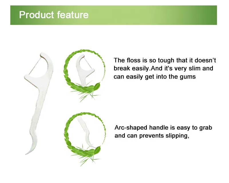 effective oral care products cleaning toothpicks professional plastic disposable dental floss flosser stick pick
