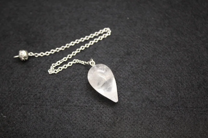 High Quality Natural Pendulum for Healing and Decoration Crystal Rose Quartz Stone Gemstone crystal pendulum