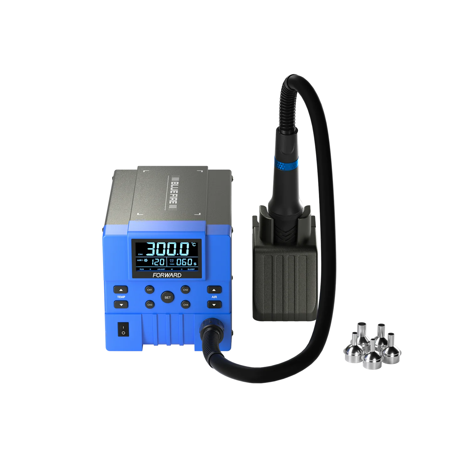 FORWARD Good Quality Ultra-low resistance nozzle Hot Air Gun Rework Welding Station