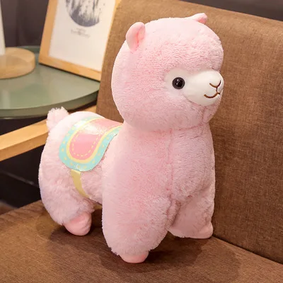 Factory Custom Colorful Alpaca Plush Soft Toy Cute New Style Cartoon rainbow Doll