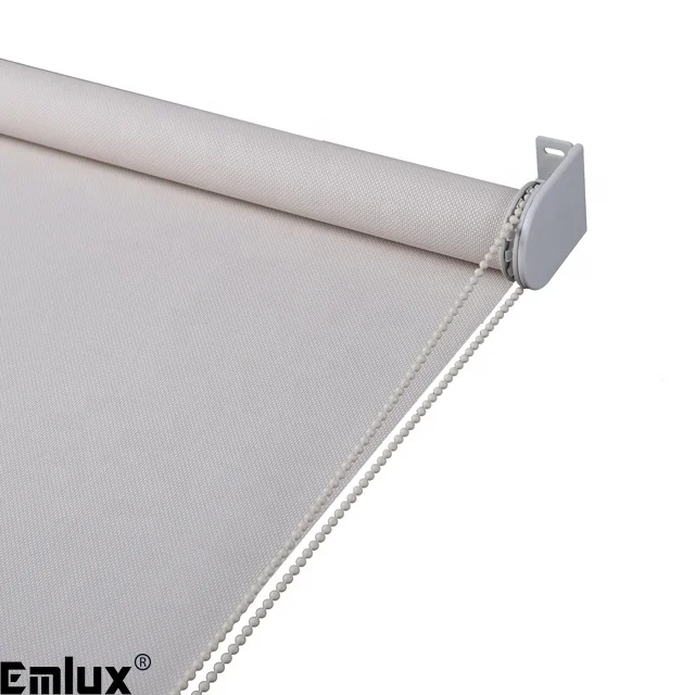 battery tubular motor operated blackout fabric electric solar roller blinds wifi motorized