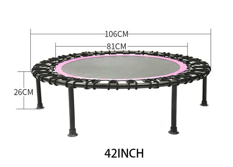 Indoor Jumping Gymnastic Fitness Trampoline Portable Exercise Rebounder For