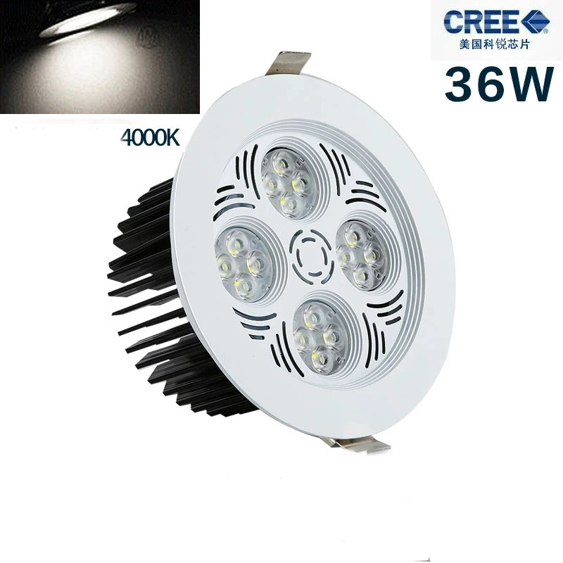 Affordable and durable aluminum alloy crown   ceiling light smart  jewelry store 36W led downlight High CRI 95