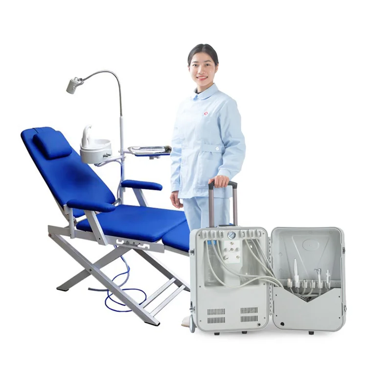 Dental Mobile Patients Chair Unit Folding
