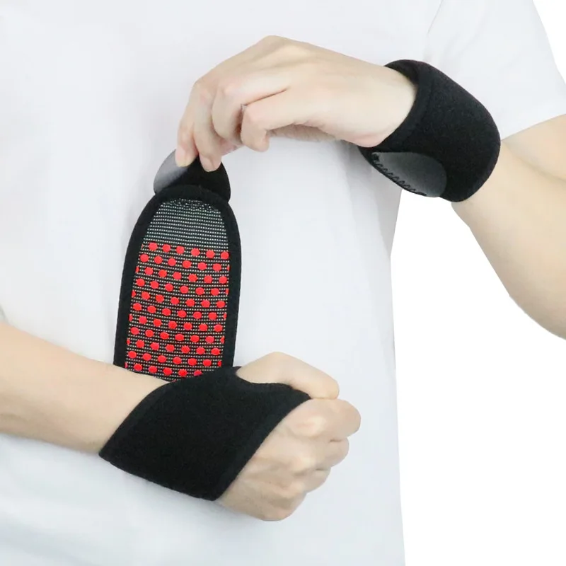 Adjustable outdoor sports protection Tourmaline Self-heating Comfortable Wrist Brace Bandage