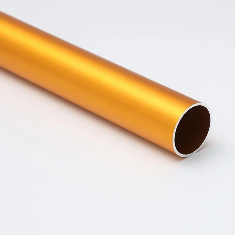 Anodized Aluminum Tube CNC Stamping Parts Anodizing Aluminum Parts Color Anodized Aluminum Pipe Round Tube Pipe  Profile