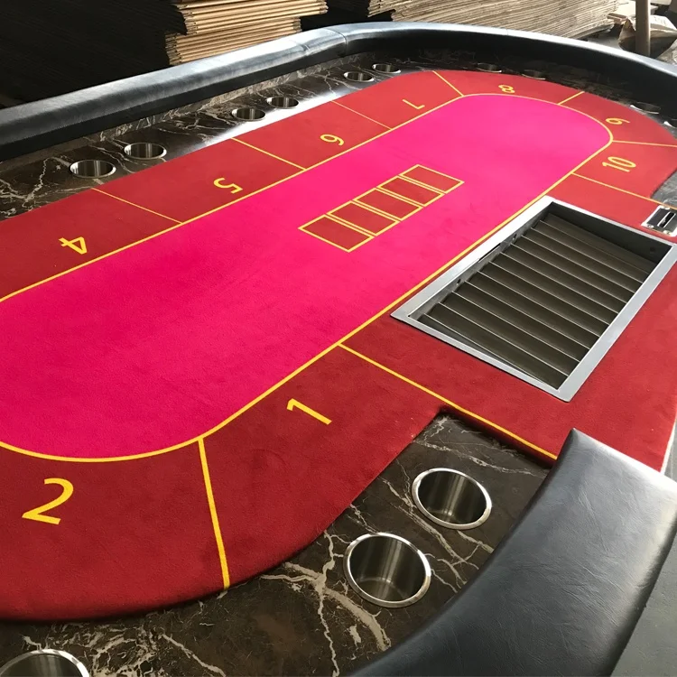 
96inch marble finished real wood poker table with pedstal legs,custom felt 