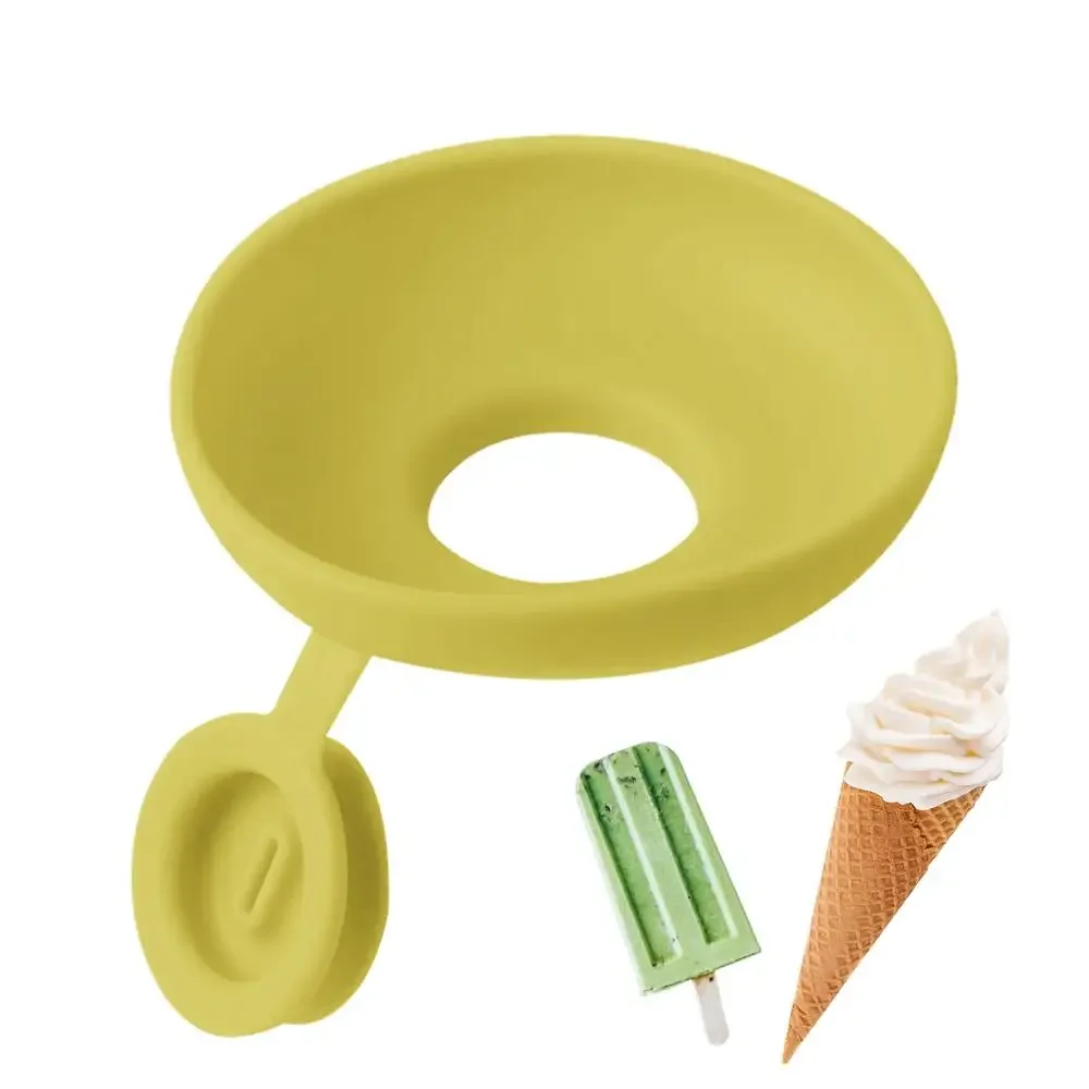 Drip Proof Popsicle Rack Silicone Drip Free Ice Holder Reusable Portable Popsicle Protectors Drip Guard Holder Ice Stick Holder