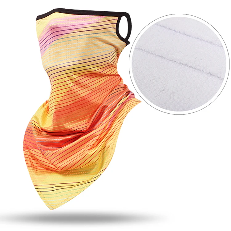 winter hot sell stripe custom warm ski mask outdoor sports mask cycling windproof hanging on ears balaclava face mask