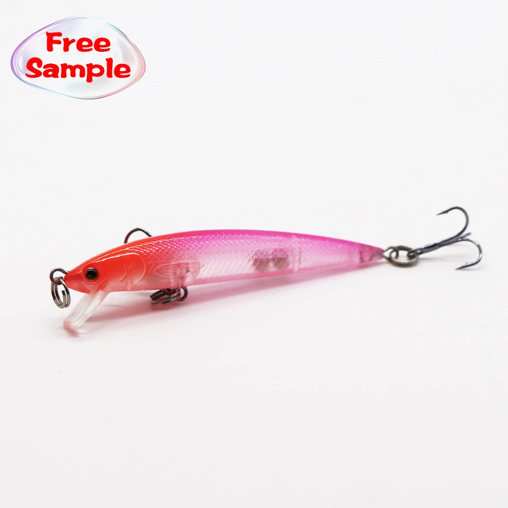 Бесплатные образцы от производителя, рыболовные снасти Topwater, Тонущая приманка в виде гольяна, рыболовные приманки