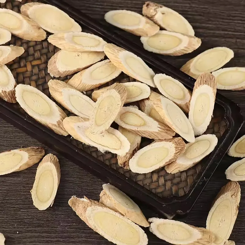 Huaran Yulin Guangxi China Spice Wholesale Supplier Light Yellow Huang Qi Sliced Dried Astragalus Membranaceus For Herbal Tea