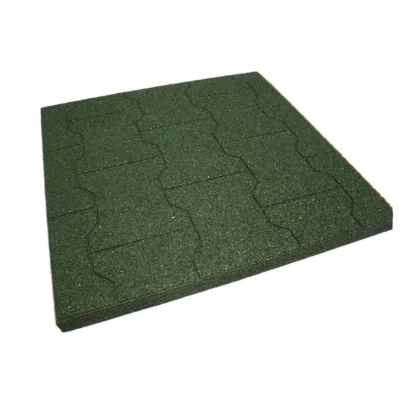 Sidewalk terrace safety anti-slip floor tile wear-resistant rubber garden brick path small brick garden floor tile