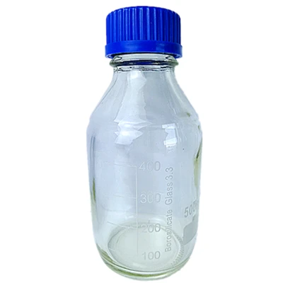 Edison liquid reagent chemical bottle with blue PP screw cover seal 100ml 250ml 500ml 1000ml 5000ml 10000ml 20000ml
