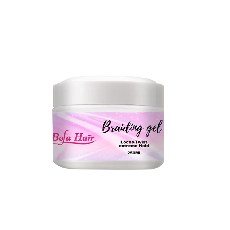 Hair Gel,Oem Private Label Strong Hold 4C Hair Edge Control Braiding Gel
