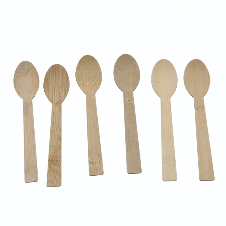 Высококачественные безопасные гигиенические и экологически чистые деревянные ложки для дегустации мороженого