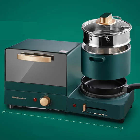4 in 1 Multi Function Electric Breakfast Maker 3 in 1 Machine Bake Stew Steam