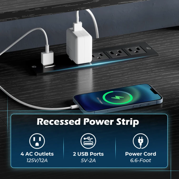 Оптовая Продажа с фабрики компьютерный игровой стол L-образный выходами USB-портами и светодиодной подсветкой