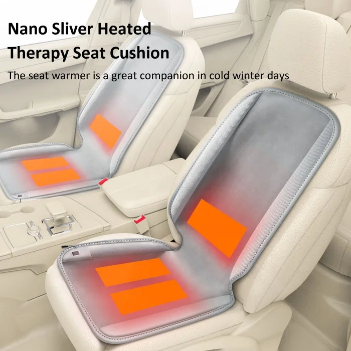 Anjuny Wholesale 12V&24V Therapy Pain Relief Fast Heated Chair Pad Car Seat Cushion For Winter