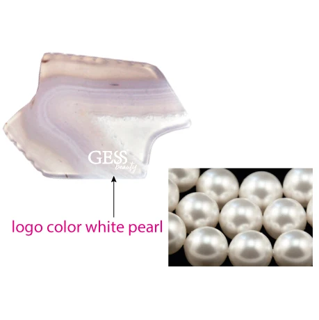 GESS Body Quartz Jade Stone Gua Sha Scraping Massage Board Tool Set gray agate