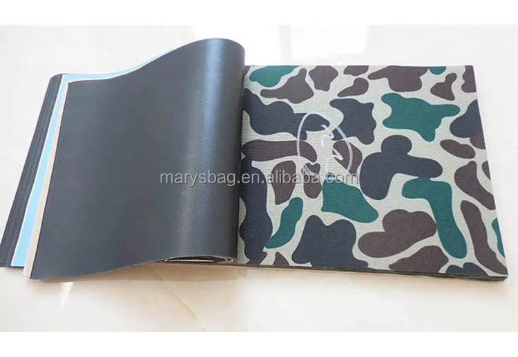Mesh backed camouflage wallet