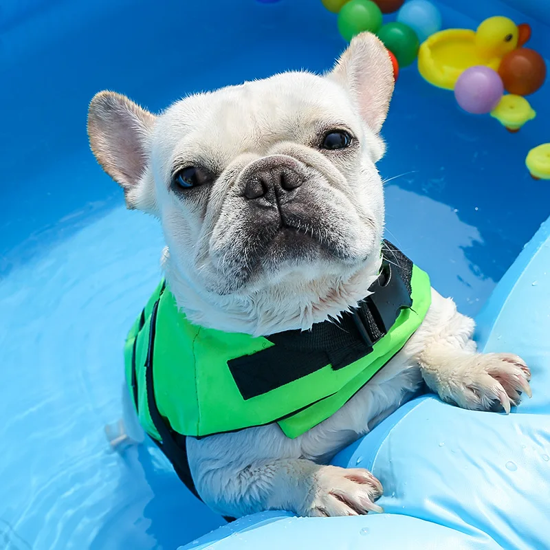 Customize Summer Safety Swimming Swimsuit Dog Pet Floating Life Clothes Vest Life Jacket For Pets