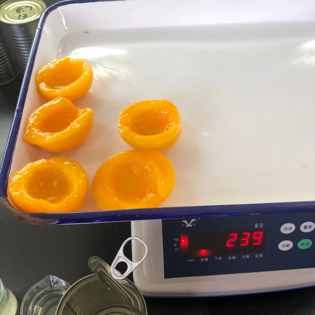 Canned peaches halves in syrup canned food fresh peaches