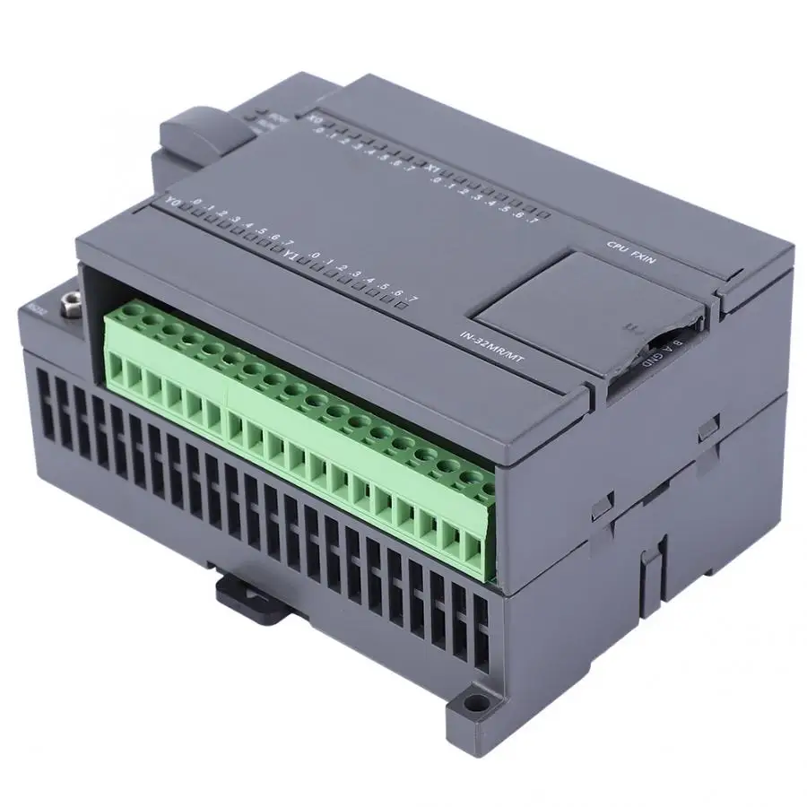 FX1N-32MR anti-interference high-speed 32-point industrial control board input 24 relay output PLC board with enclosure DC24V