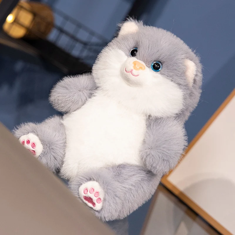 Dropshipping Kawaii Cat Soft Toy Plush Stuffed Animal Cat Toy For Kids