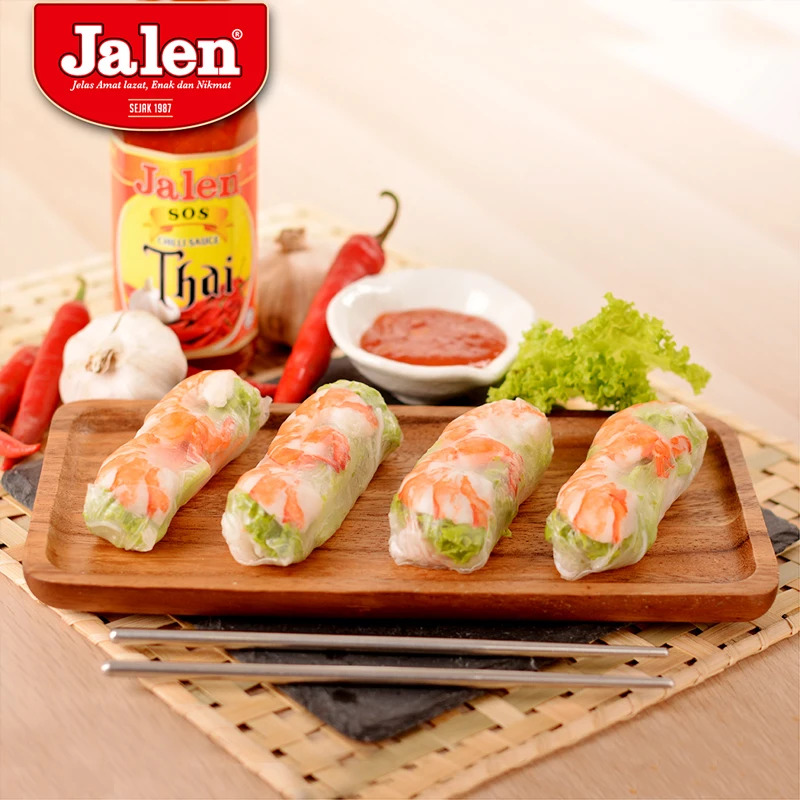 Custom Top Quality Thick Thai Chilli Sauce 350gm Excellent for Dips and Spicy Dishes Made in Malaysia