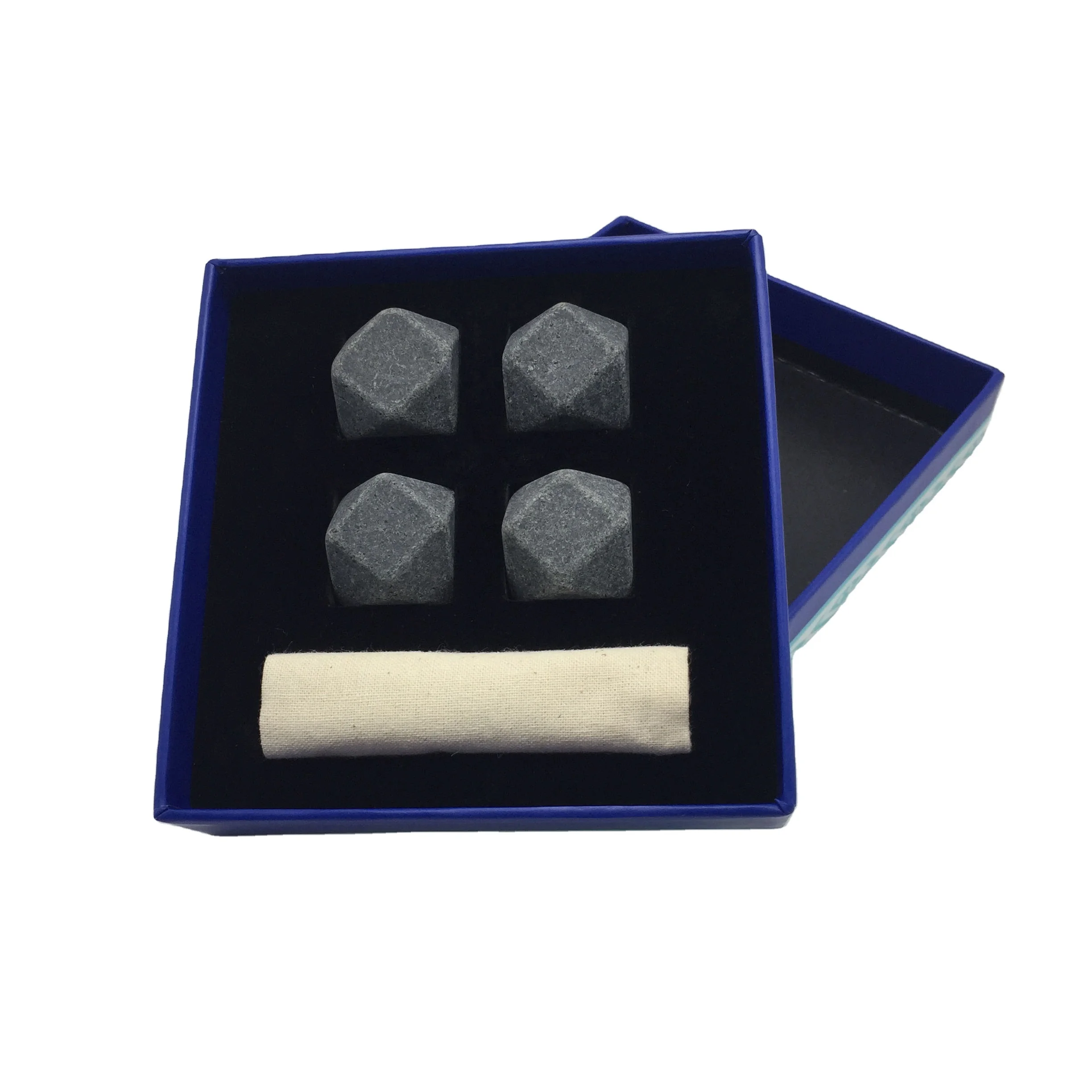 Brand New Bourbon Whiskey Stones Gift Set For Men With High Quality