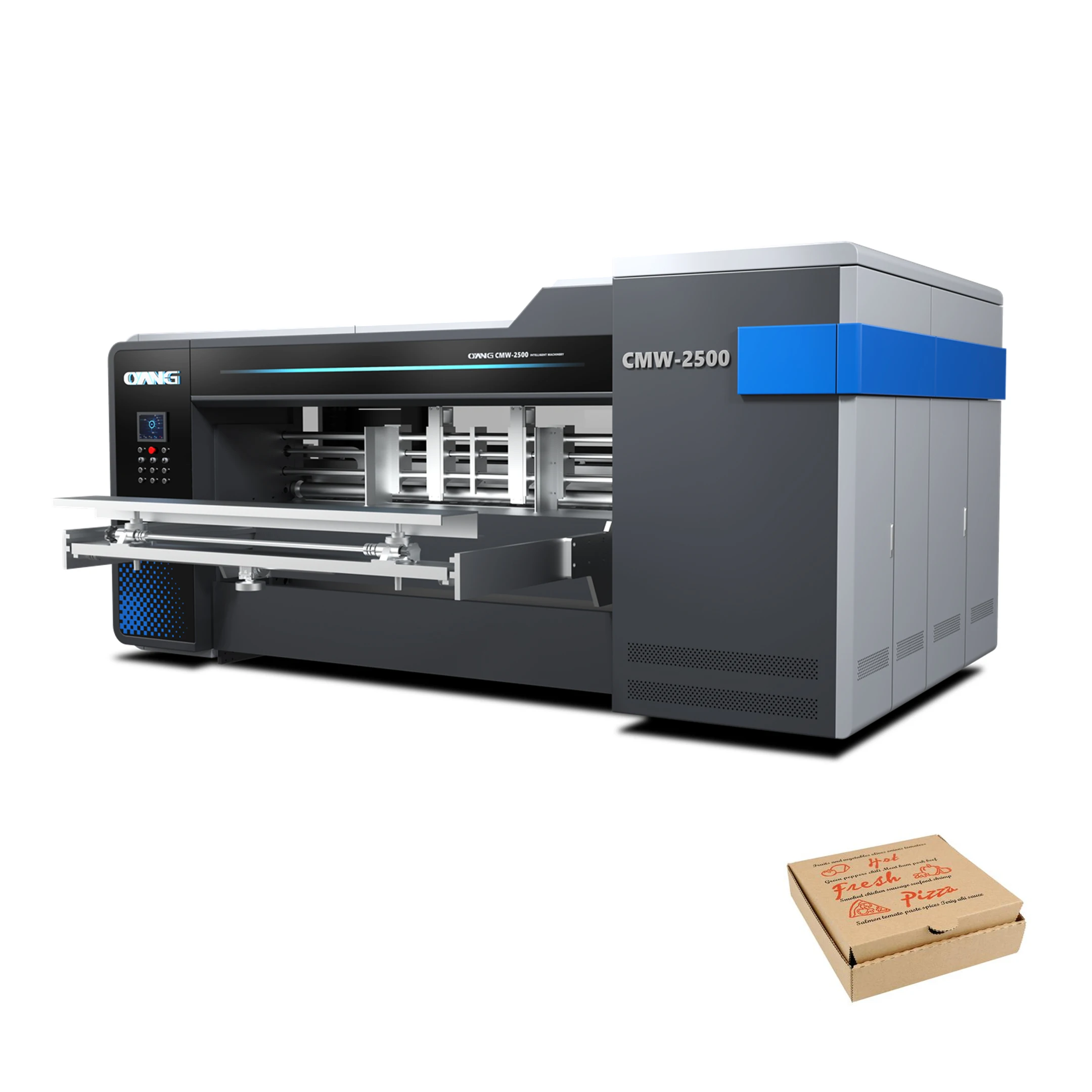 CMW250e8  Multi Pass Corrugated Box Inkjet Digital Printer Machine Easy To Operate