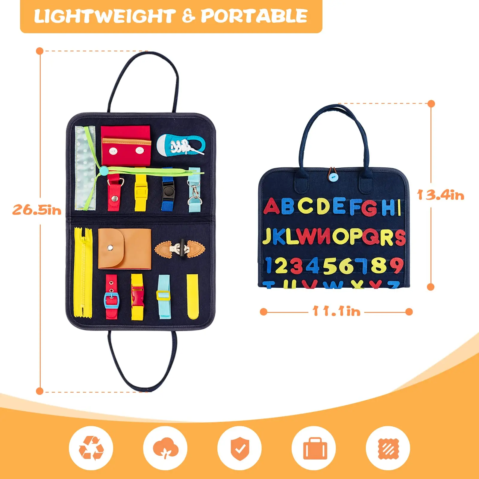 Hot Sale Educational Skill Book For Toddler Montessori Basic Skills Activity Baby Busy Board