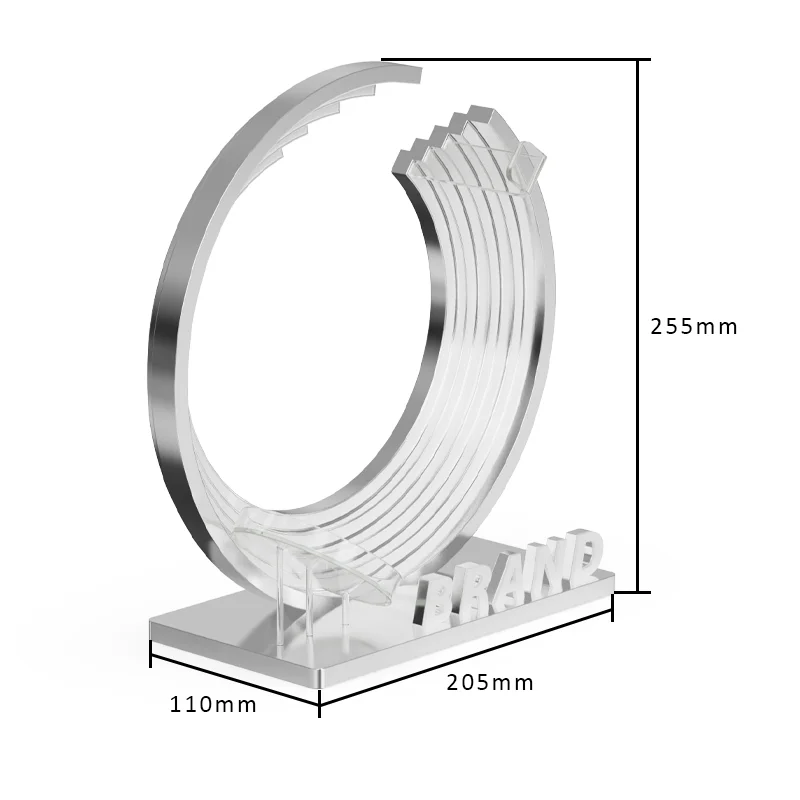 Commercial Led Alcohol Bottle Bar Wine Retail Display Bottles Glorifiers Countertop Rum Champagne Display Stand