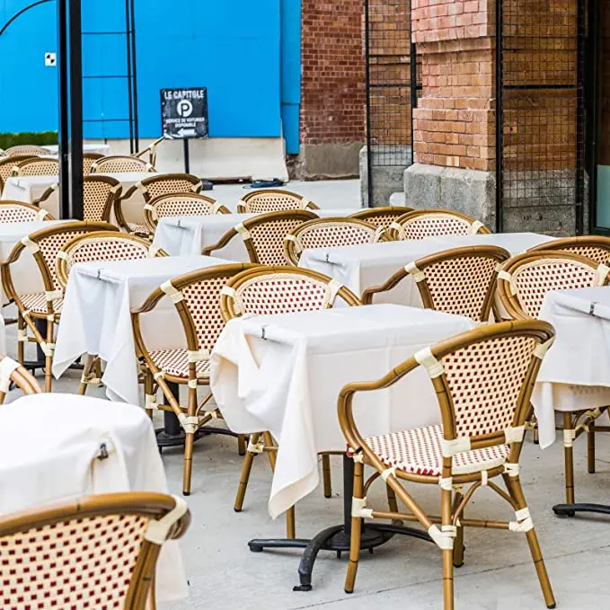 Rectangular Tablecloth 100% Polyester Washable Table Cloth for 6Ft. Rectangle Table White