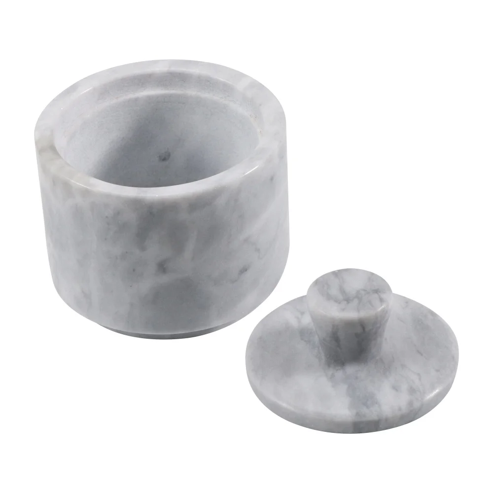 Factory White Marble salt cellar 3.5 inch