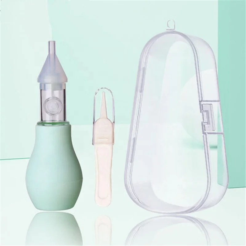 
Wholesale Customization BPA Free Vacuum Nose Cleaner Manual Soft Silicone Baby Mucus Nasal Aspirator 