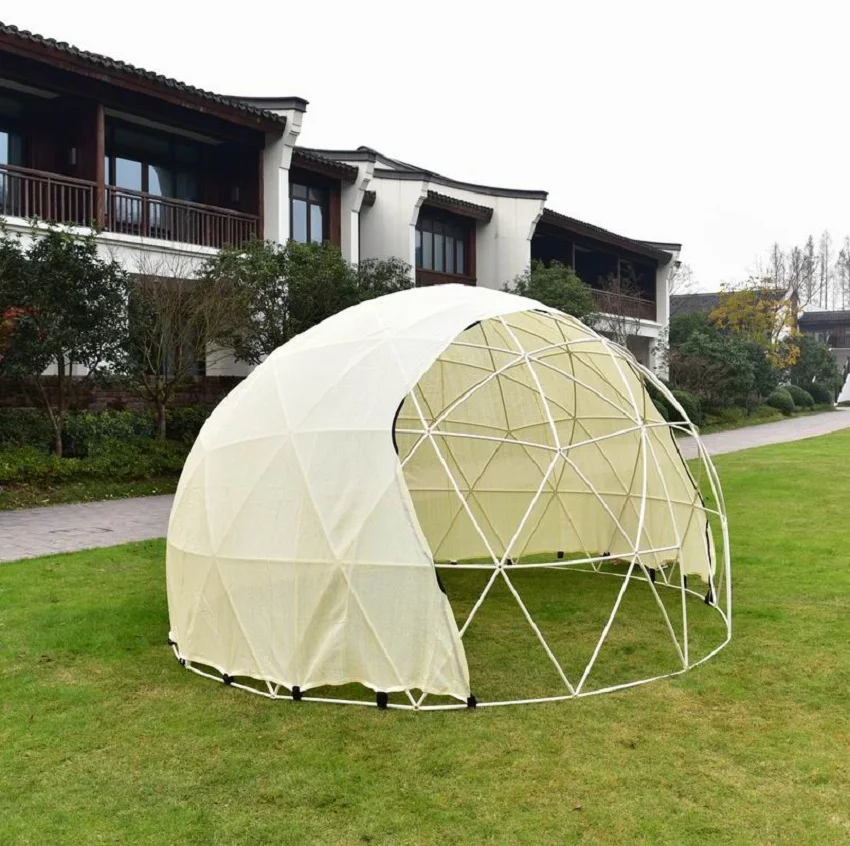 Transparent PVC own yard leisure activity tent dome watching stars dinner party pvc skeleton spherical tent