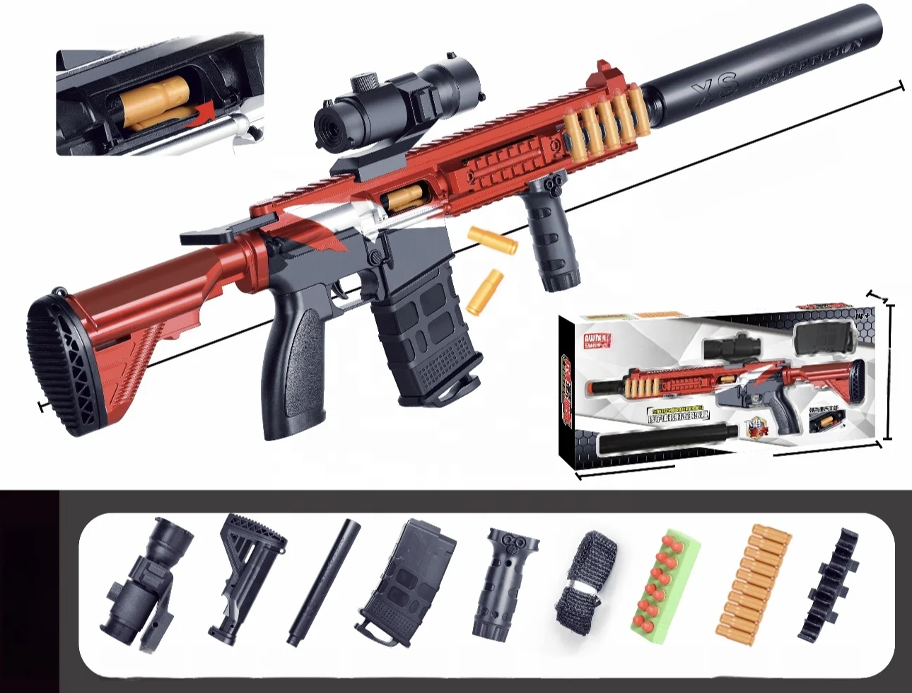 VP487 Soft Bullet Toy Gun Toy Guns Soft Bullets Kids Toy Guns Soft Bullets