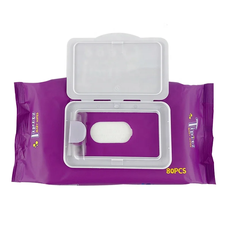 Wholesale OEM Brand Wet Wipes Customized Ultra Soft Nonwoven Disposable Scented 80pcs Baby Wipes
