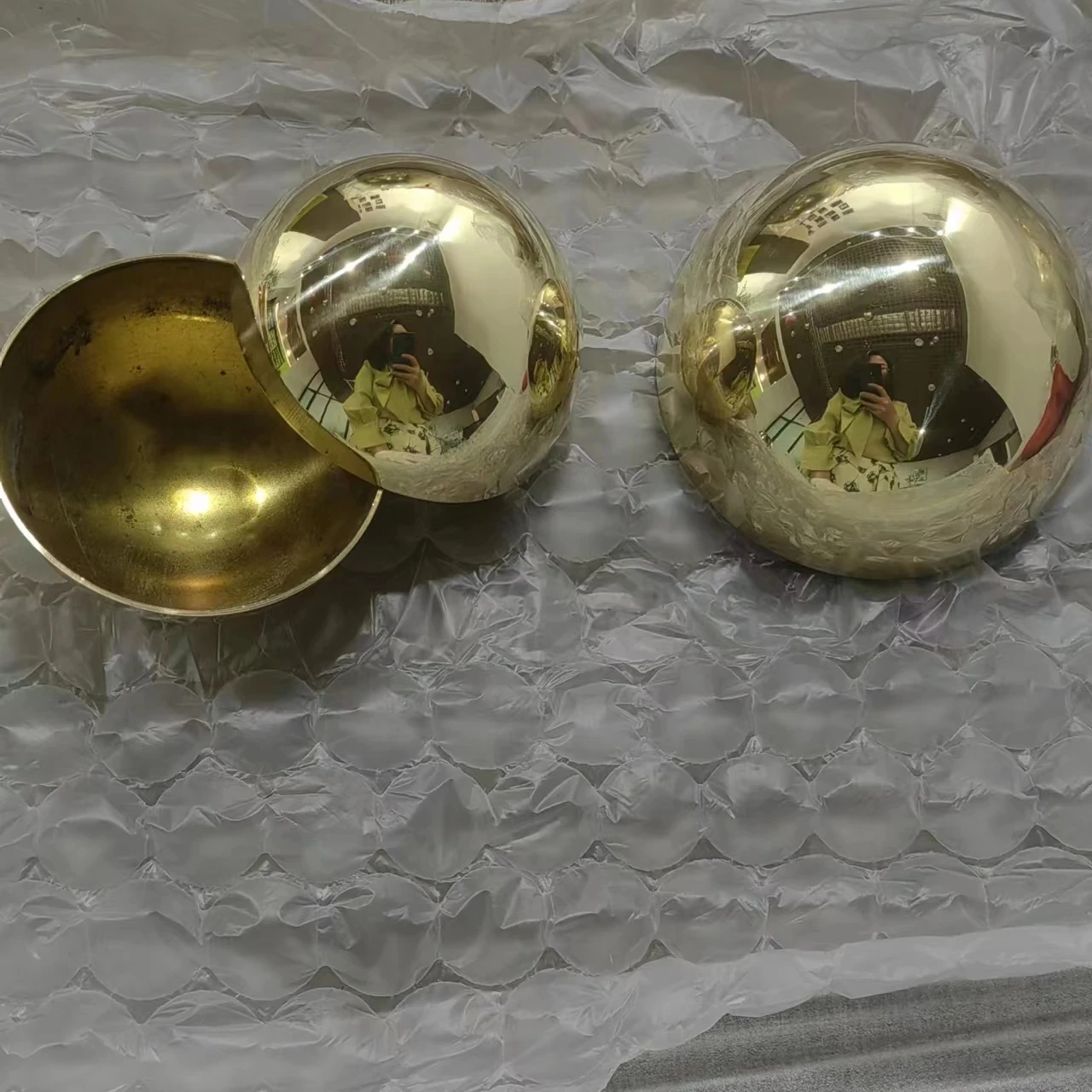 5 дюймов, полированная медная полусфера