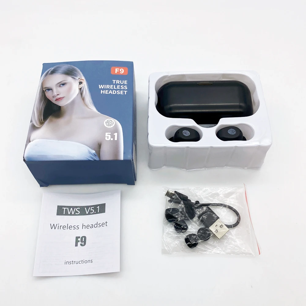 Eseekgo F9 F9-5 Audifonos Fone powerbank беспроводной Audifono наушники Auriculares Bluetooth гарнитура наушники-вкладыши Tws