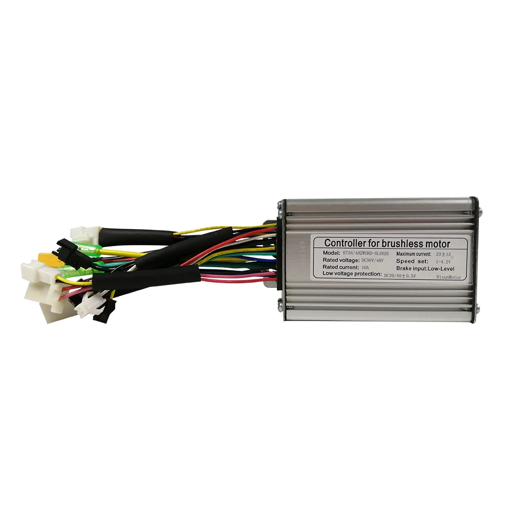 24V/36V/48V 250W/350W/500W 20A eBike Brushless DC Controller support Regenerative Function