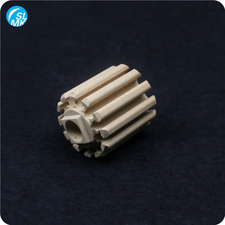 refractory machine parts cordierite ceramic bobbin heater insulators