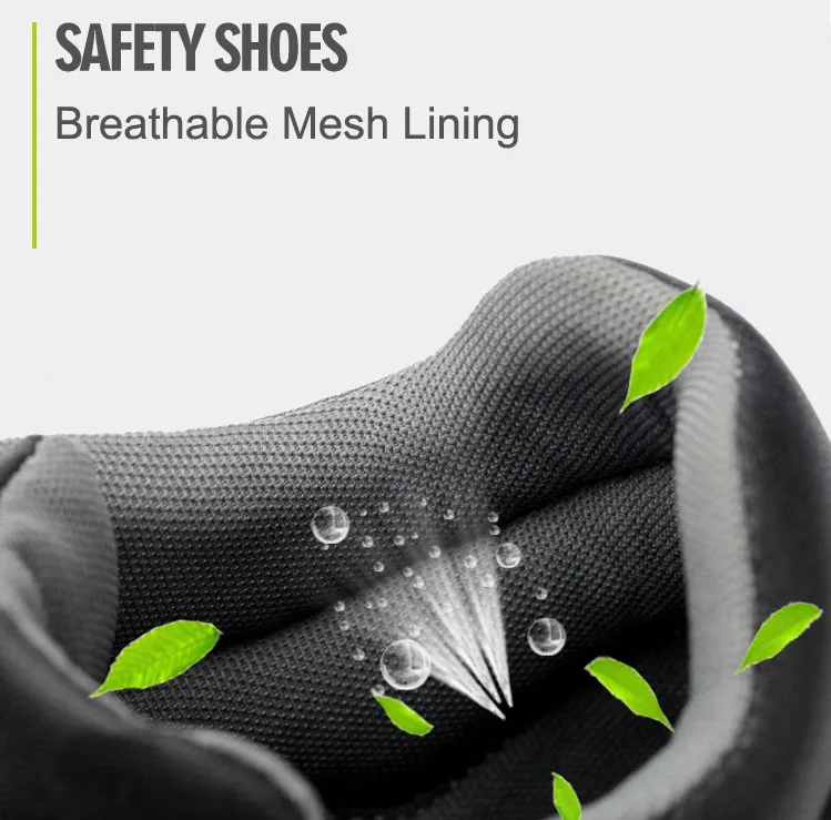 Легкие Промышленные Защитные фирменные рабочие защитные ботинки, защитная обувь для мужчин со стальным носком