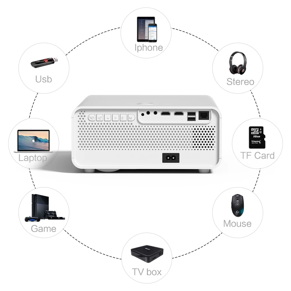 The best choice Chinese factory price home theater 1920*1080P Full HD projector