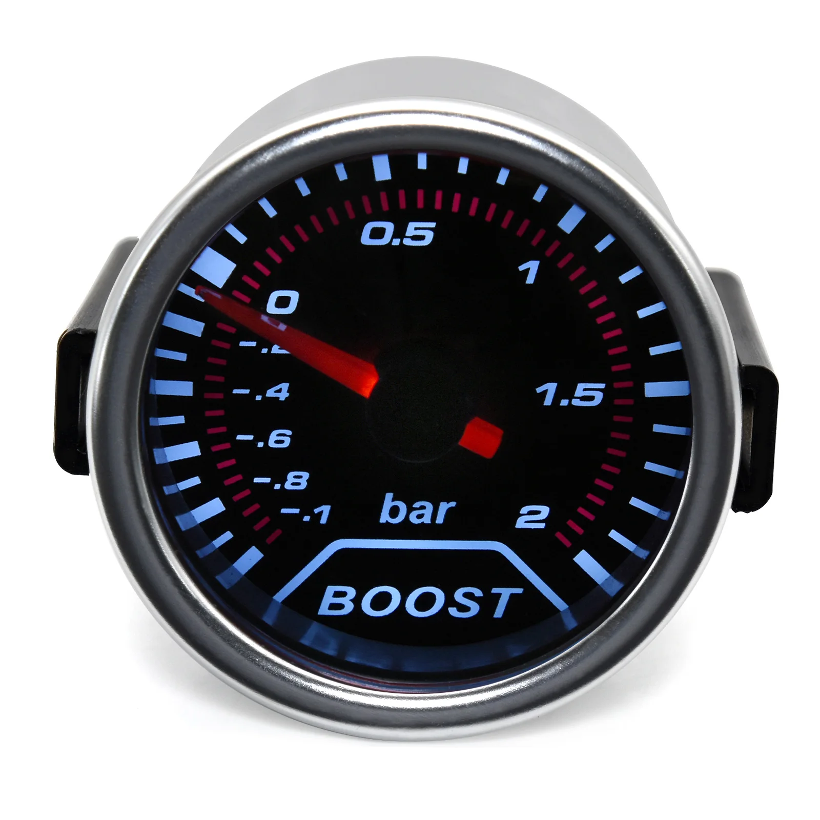 12 В 2 дюйма 52 мм дымовой объектив белый 52 мм держатель подсветка чашки турбо датчик Psi Автомобильный манометр турбо манометр